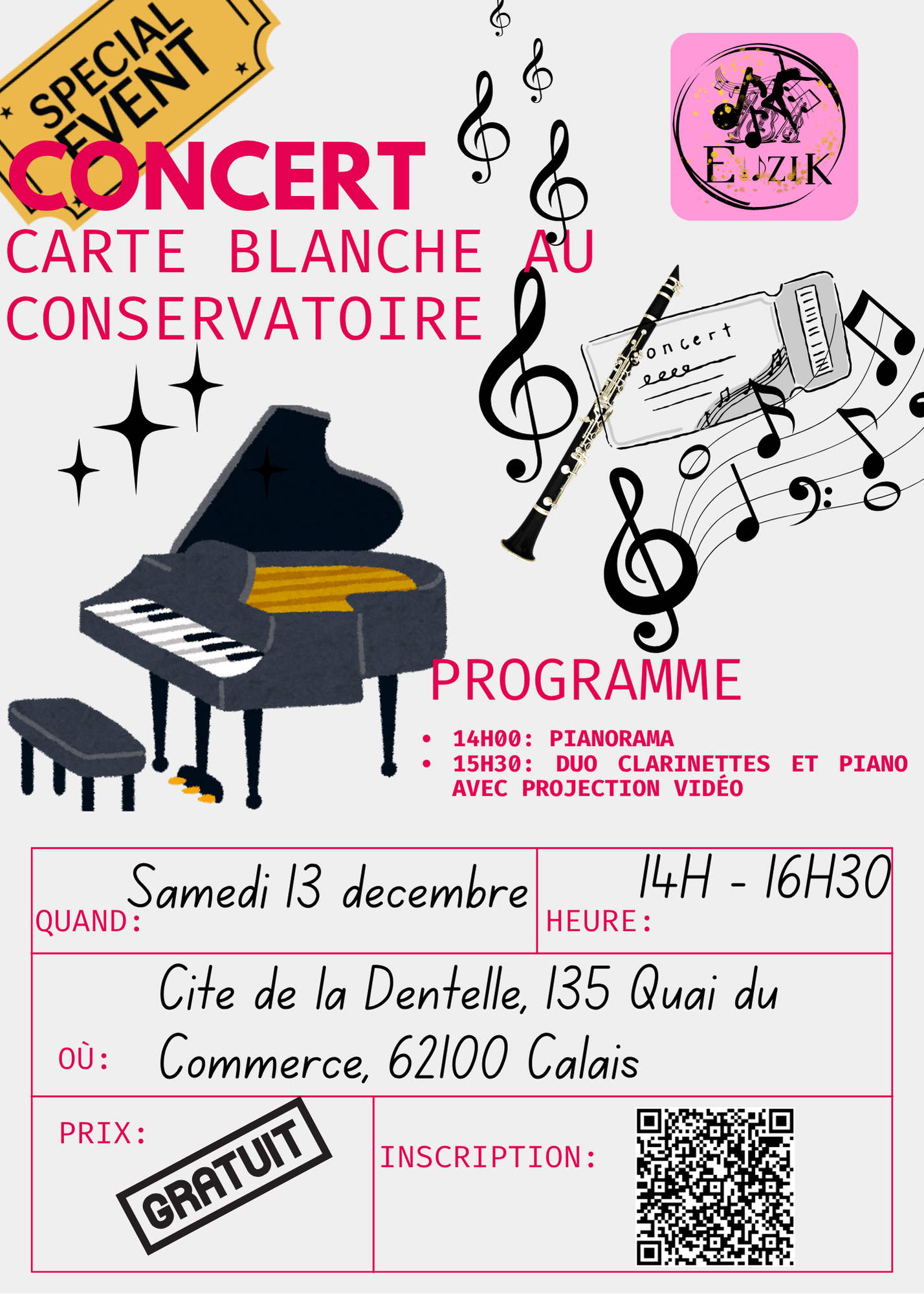 Affiche de l'événement